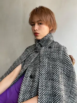 ショート カラー ショート/ボブ/ 心斎橋/宮脇美奈のヘアスタイル