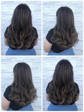 ロング カラー パーマ ヘアアレンジ メンズ 美容室 ソンリエのヘアスタイル