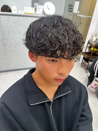 パーマ メンズ 🍐シャドウパーマ メンズ特化/守岡🍐のヘアスタイル