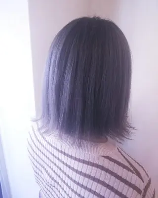 ミディアム カラー JIL BLAN 京都所属・RU RIのヘアスタイル