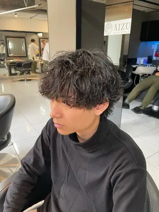 ショート カラー パーマ メンズ 🔥お値段以上🔥 メンズ特化たかひろのヘアスタイル