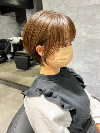 ショート カラー _WHITE所属・黒川 陵のヘアスタイル