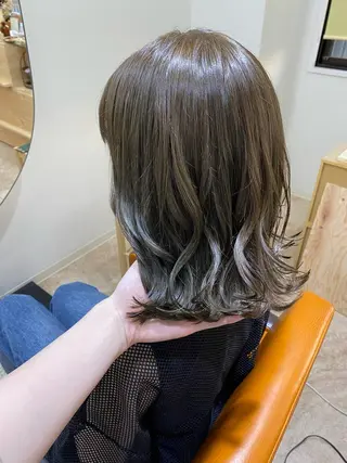 ミディアム カラー ヘアアレンジ ume所属・ひなの .のその他イメージ