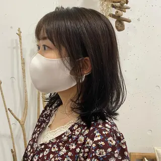 ミディアム カラー 🪭risa 暖色/レイヤー🪭のヘアスタイル