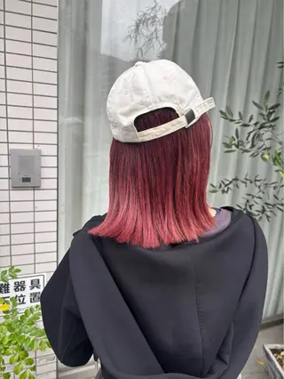 ミディアム fio マナミのヘアスタイル