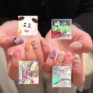 ネイル 🎀 Hiyubi._.nail 🫧所属・🎀フェイ フェイ🫧💗のネイルデザイン