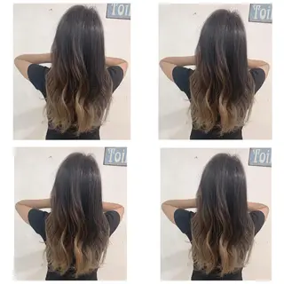 セミロング カラー 京都大人女性ショート 徒歩1分/秋山のヘアスタイル