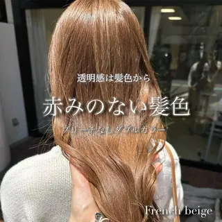 セミロング ミディアム/レイヤー ハイライト/aikaのヘアスタイル