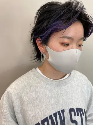 ショート カラー 関 京磨のヘアスタイル