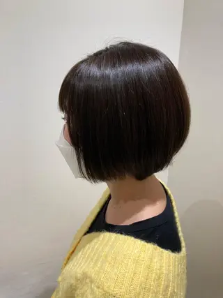 ショート 折本 沙織のヘアスタイル