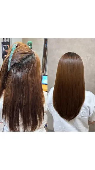 ロング 艶髪/縮毛矯正 /hikaruのヘアスタイル