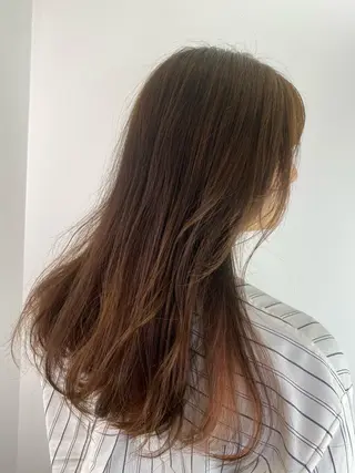 ロング カラー salowin梅田茶屋町suite所属・ハイトーンヘア/ 島崎　タクミのヘアスタイル