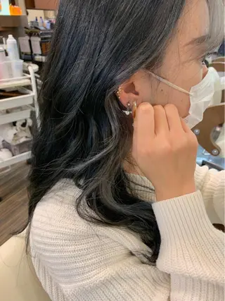 ロング カラー ヘアアレンジ 美容室soi所属・メンズ特化/石田 凱土のヘアスタイル