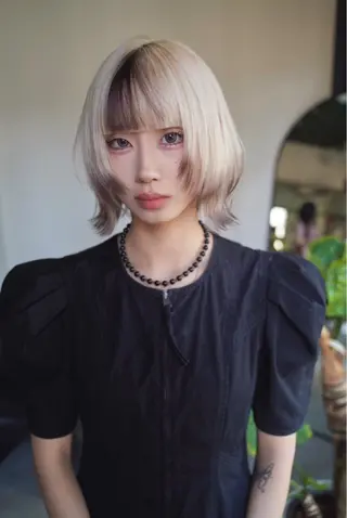 カラー 原宿/ハイトーン ⭐︎airi⭐︎のヘアスタイル