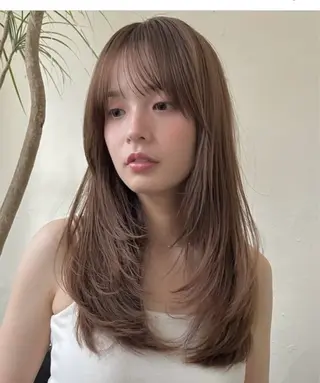 ロング Belle 新宿所属・清野　花音/ 艶カラー⟡.·のヘアスタイル