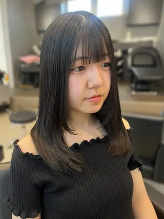 ミディアム ｊｏｕｅｒｍ所属・透明感/グレージュ /韓国レイヤー🪽のヘアスタイル