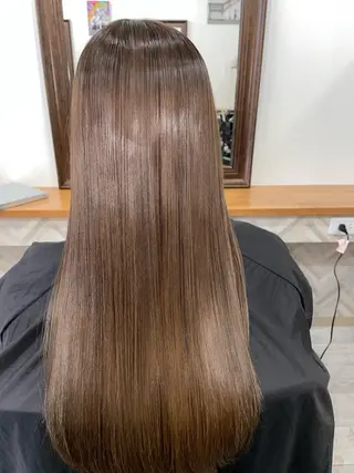 ロング フェードパーマ 新倉幸之助のヘアスタイル