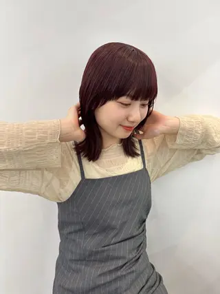 ミディアム レイヤー/透明感/ 顔周り/kana🩰のヘアスタイル