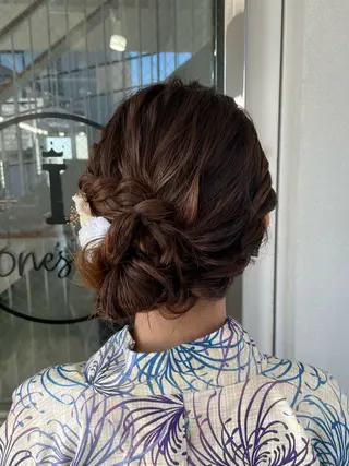 ヘアアレンジ メンズモテパーマ💙 fuwaのヘアスタイル