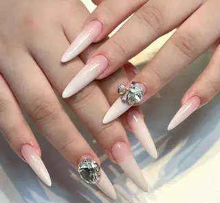 ネイル By moonネイル 🌷ワンホン/韓国風のネイルデザイン