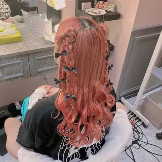 ロング ヘアアレンジ Seventeen 秋葉原　୨୧ あすかのヘアスタイル