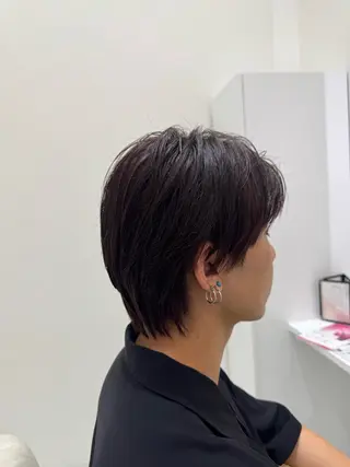 ショート LUPOTE所属・✨髪質改善美髪×🩵 艶透明感カラータイガのヘアスタイル