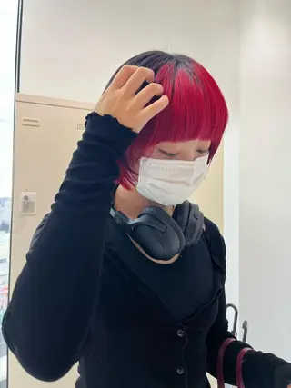 ショート カラー タカノ ノゾミのヘアスタイル