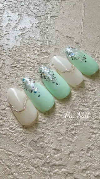 ネイル Ra: Nail所属・Ra: nail    西新 韓国ネイルのネイルデザイン