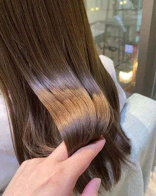 ロング カラー 新宿 / Aujua ｿﾑﾘｴ🫧森田涼介のヘアスタイル