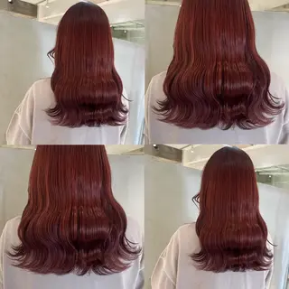 ロング カラー カジュアルを女っぽく 𝗮𝘆𝗮𝗰𝗼のヘアスタイル