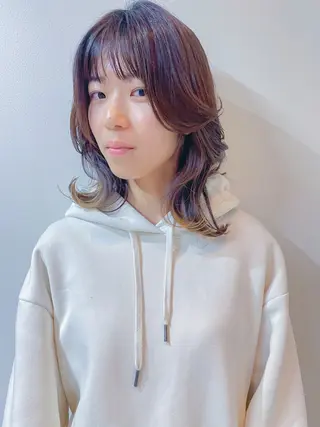 ミディアム Yusuke ユウスケのヘアスタイル