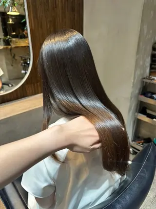 ミディアム カラー ✨髪質改善 縮毛矯正 艶髪 立川 コウキ✨のヘアスタイル