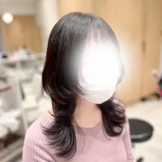 ロング 赤羽今日子/レイヤー /盛れる顔まわりのヘアスタイル