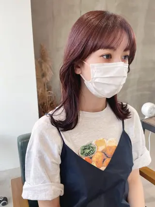 ミディアム カラー ill.所属・ill［イル］大須 kojimaのヘアスタイル