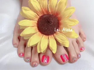 ネイル Lei Aloha ♥のネイルデザイン