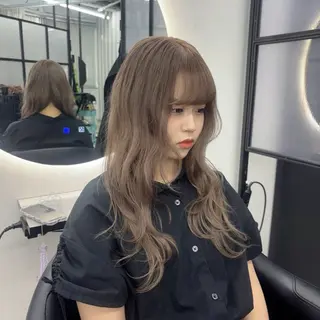 ロング カラー Ren. 🦋デザインカラーのヘアスタイル