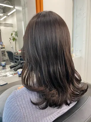 ロング 長畑 光紀のヘアスタイル