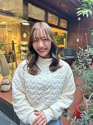セミロング カラー CURIO/南船場 /RIN💈🍎のヘアスタイル