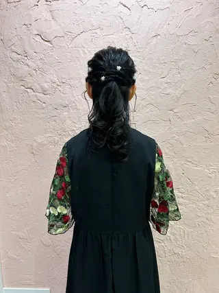 ロング ヘアアレンジ 横浜カラー/パーマ/ SAKI💫のヘアスタイル