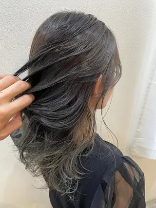 ミディアム 縮毛矯正×髪質改善 小笠原大樹のヘアスタイル