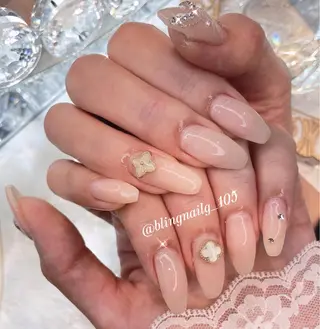 ネイル 23時まで❤︎韓国、 ワンホンネイルのネイルデザイン