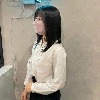 ミディアム はちすか るかのヘアスタイル