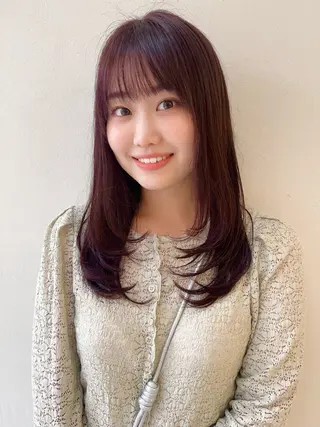 ロング カラー 透明感カラー🫧🌈 似合わせカット✂︎のヘアスタイル