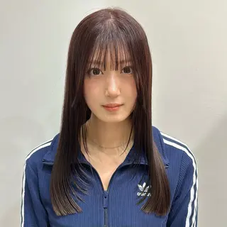 ミディアム 🌜韓国/艶髪/縮毛 /kokoro🌛のヘアスタイル