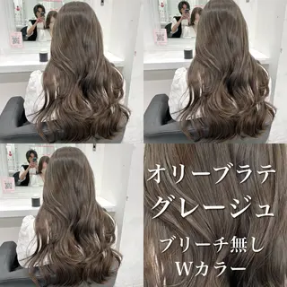 ロング 💍大人デザイン /ハイトーン♡リクトのヘアスタイル