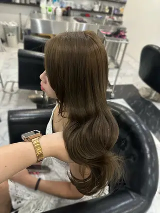 ロング カラー DEAN岡崎所属・DEAN AYAのヘアスタイル