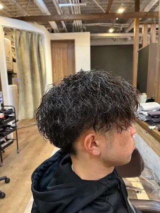 パーマ メンズ Cecil hair JR尼崎店所属・JR尼崎店 村田 優真のヘアスタイル