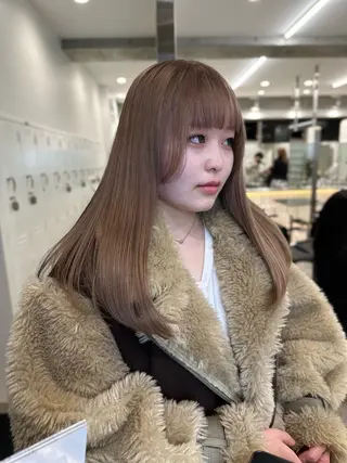 ミディアム カラー Cinq所属・ハイライト🌟/ ボブ/豊田のヘアスタイル