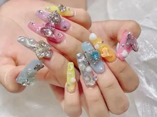 ネイル 🎀ネイルサロン エクラYUI🎀のネイルデザイン