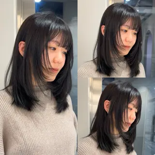 セミロング ୨୧柔らかいカラー nozomi ୨୧のヘアスタイル